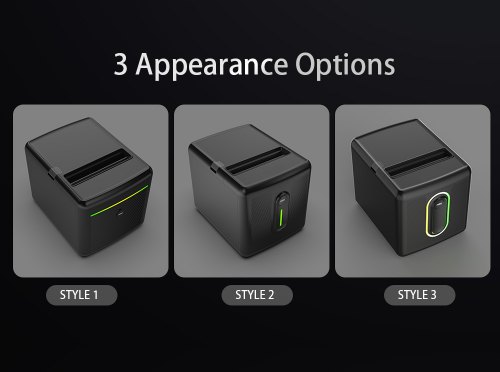 Three appearance options for MHT-P80E commercial POS printer casing