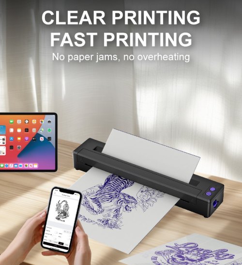 MHT-P19 thermal tattoo transfer machine offering clear and fast printing to boost efficiency MHT-P19 thermal tattoo transfer machine offering clear and fast printing to boost efficiency