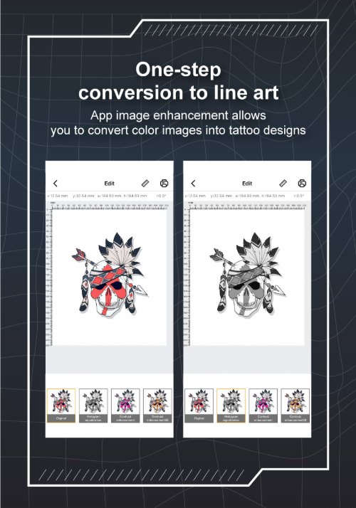 One-step color image to line art conversion on the MHT-Q3 A3 stencil printer app One-step color image to line art conversion on the MHT-Q3 A3 stencil printer app