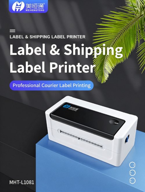 MHT-L1081 4x6 thermal shipping label printer for professional courier waybill printing