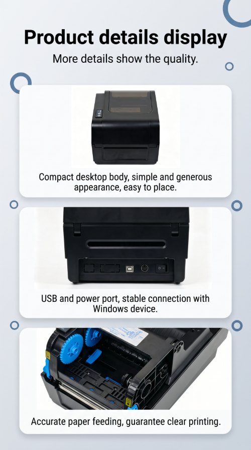 Hardware design details and multiple interface connections of the MHT-L1090 commercial barcode printer Hardware design details and multiple interface connections of the MHT-L1090 commercial barcode printer